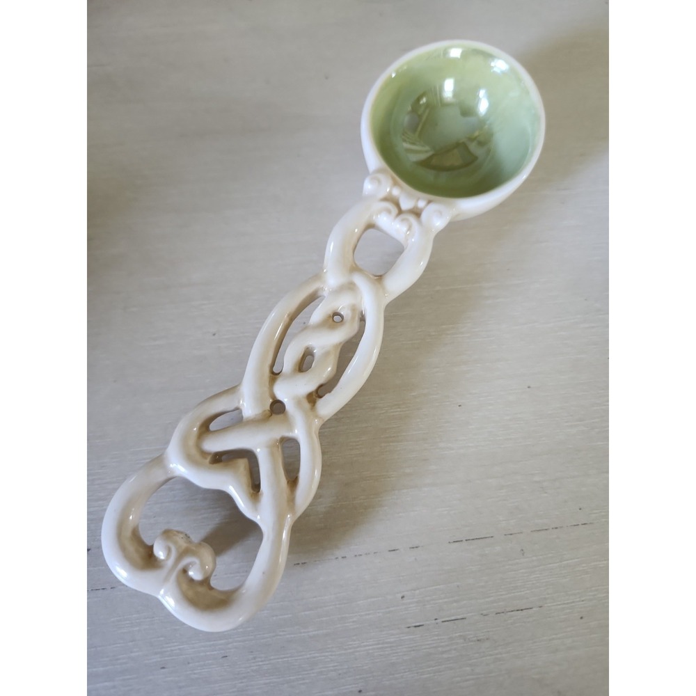 Grasslands Road Celtic Heritage ceramic serving spoon 6" Love Spoon